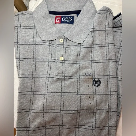 NWT Lot of Men’s Short Sleeve Polo Shirts Size Large Blue, Red, Grey, Beige - Picture 5 of 13